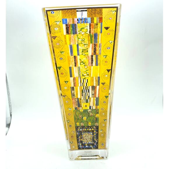 Goebel Artis Orbis "Sto-clet-Fries"Gustav‎ Klimt Vase, Late 20th Century - Picture 1 of 4